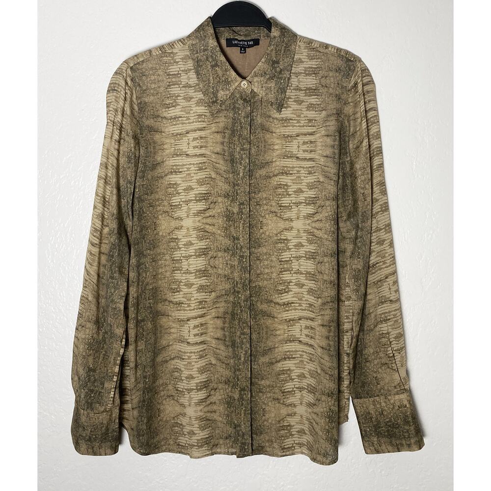 Lafayette 148 Womens Julianne Python Snake Print … - image 2